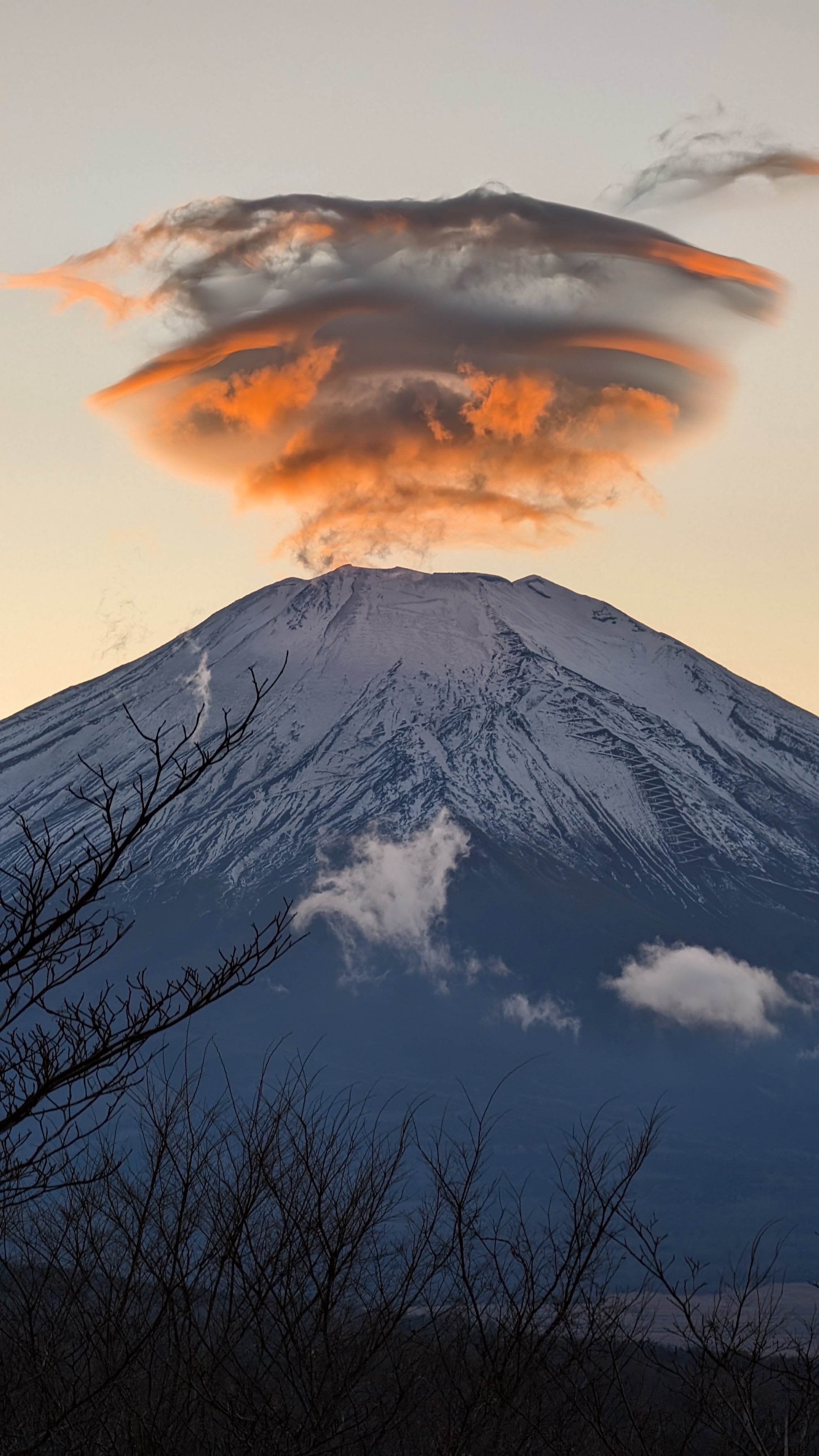Winter mountain landscape