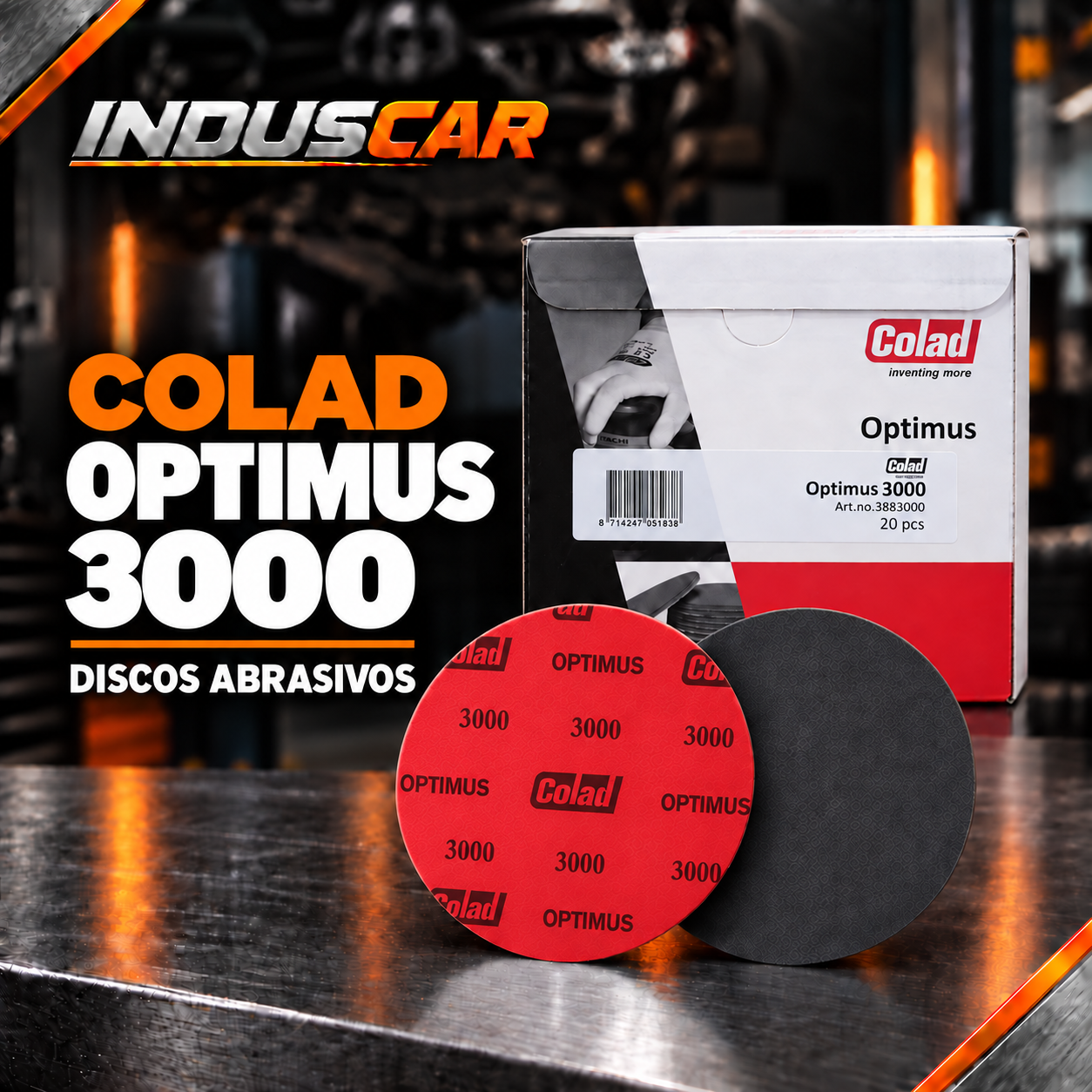 Disco de Prepulido Optimus 3000