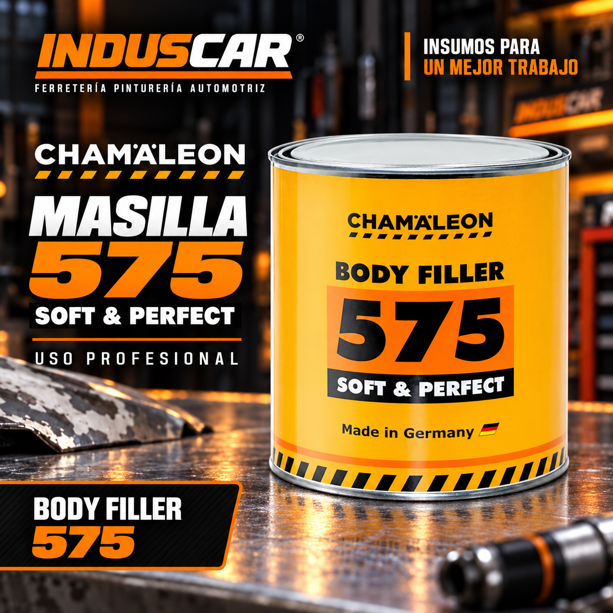 Masilla 575 Body Filler x 3L