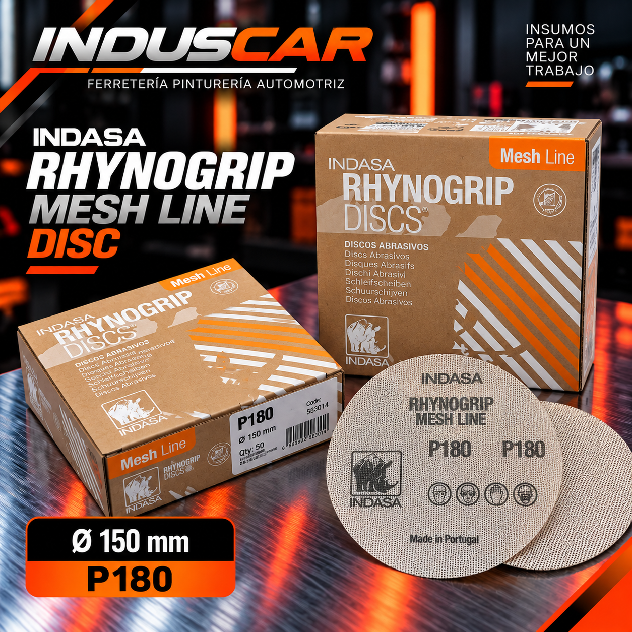 RHYNOGRIP MESH LINE DISC P180