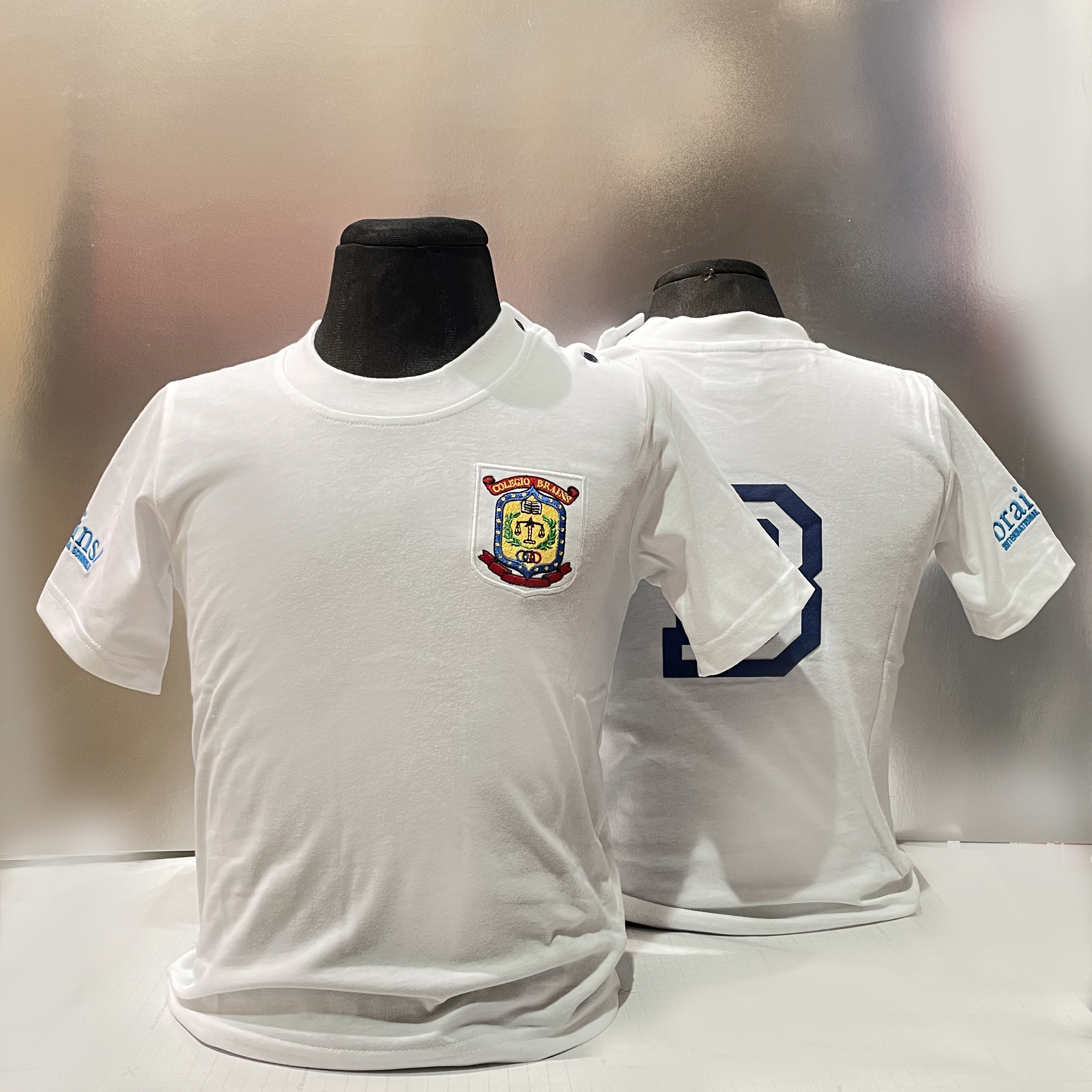 Camiseta Brains Internacional Blanca
