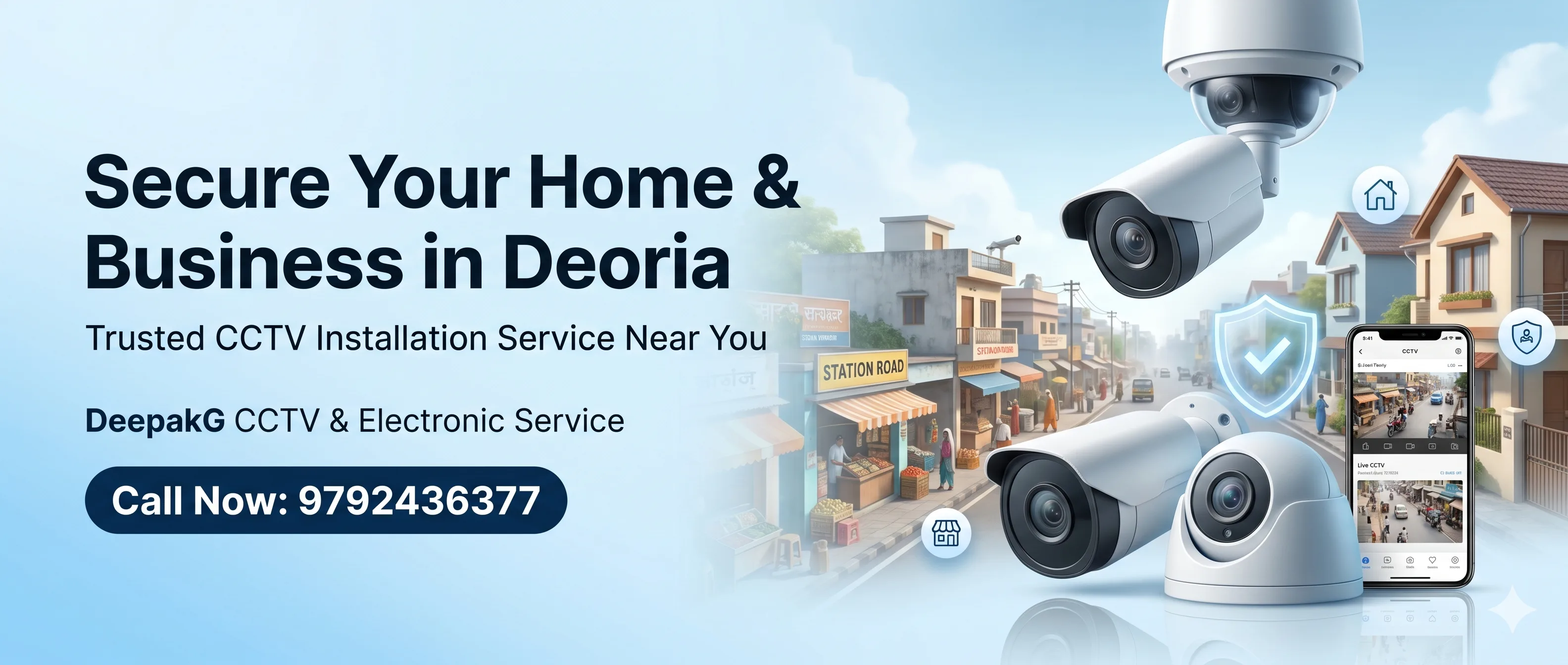 Best CCTV installation service in Deoria with lowest price