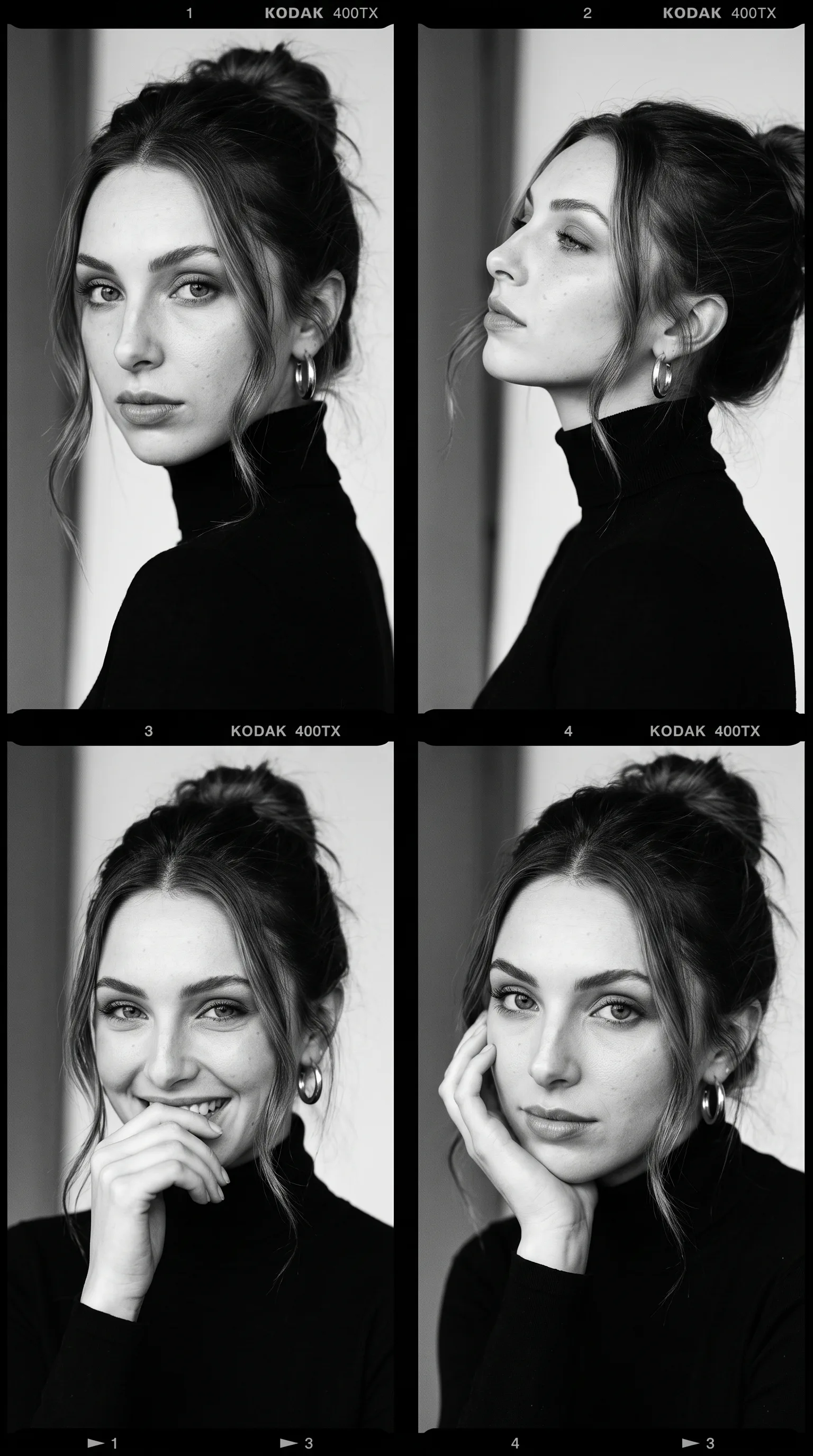The Casting Sheet — Black & White Fine Art Fashion Portrait