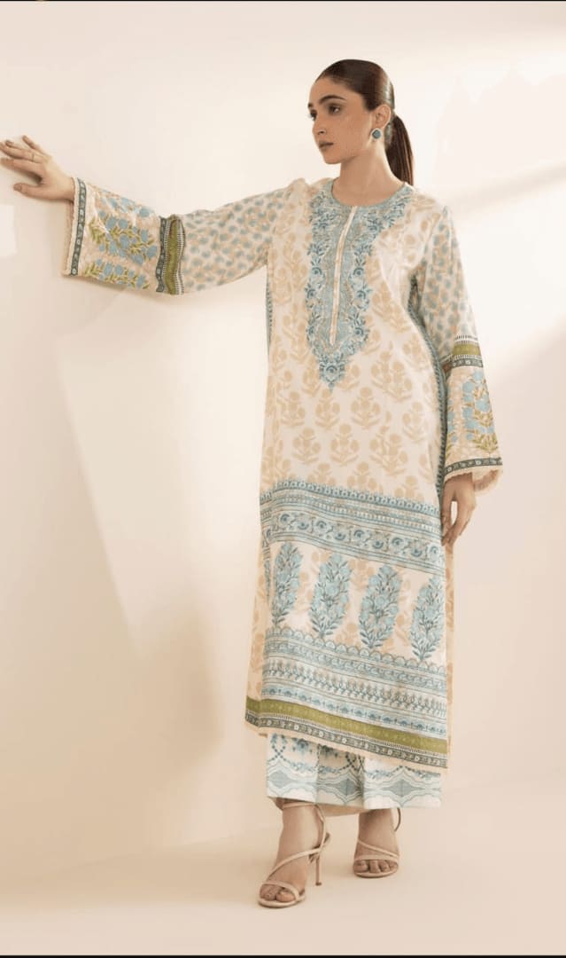 Printed Cotton Suit 2 PC UnStiched