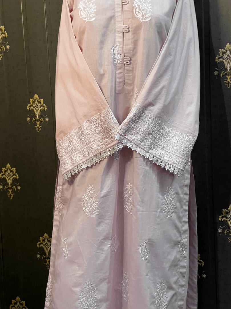 Kai Pink 2 PC Stiched - Additional Image 2