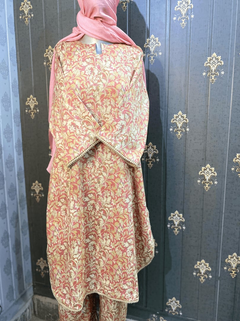 2 PC Printed With Traditional Paisley Patterns