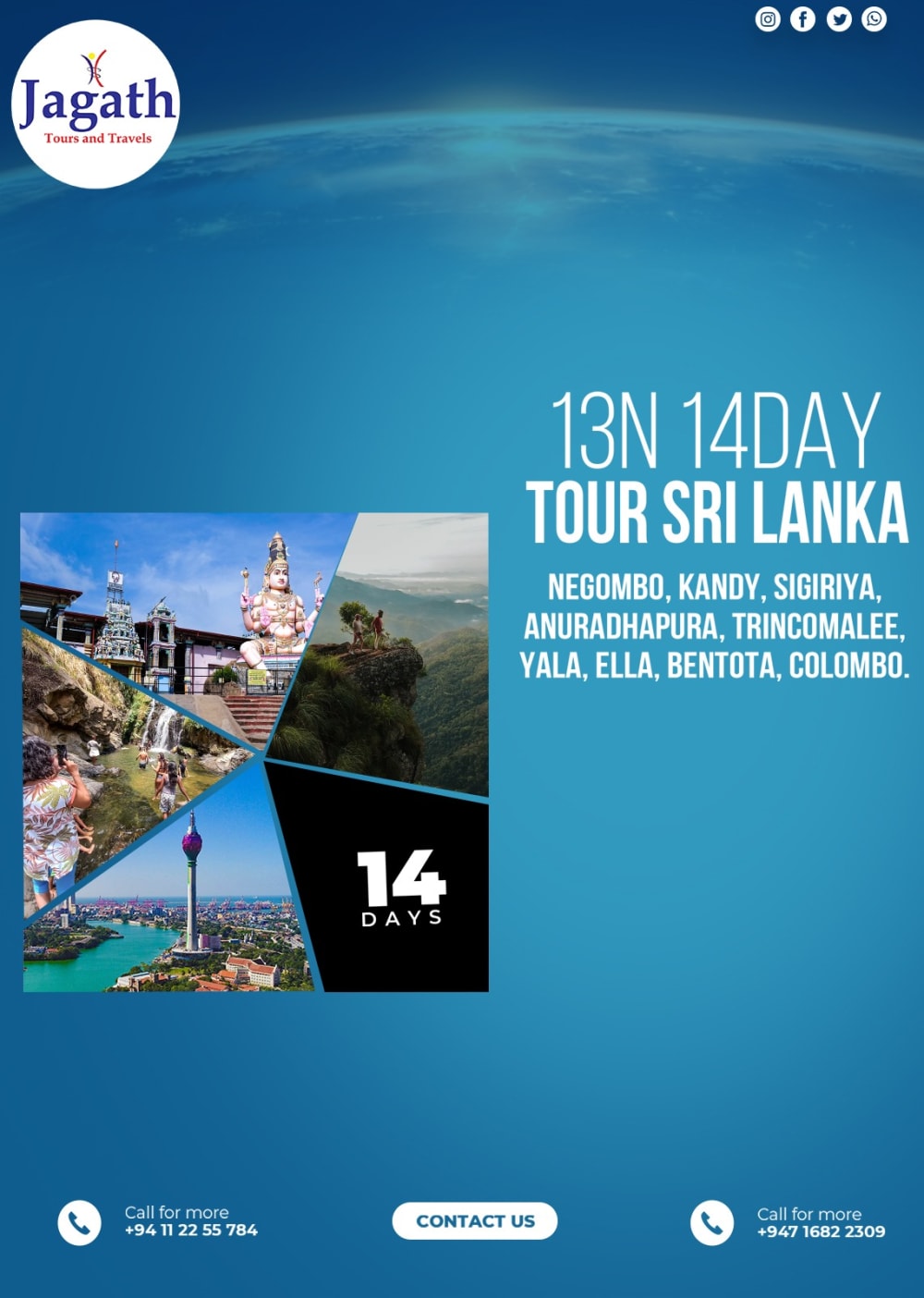13N 14DAY TOUR SRI LANKA