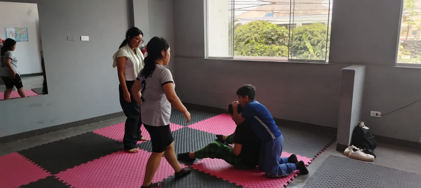 Clase de karate - Defensa personal