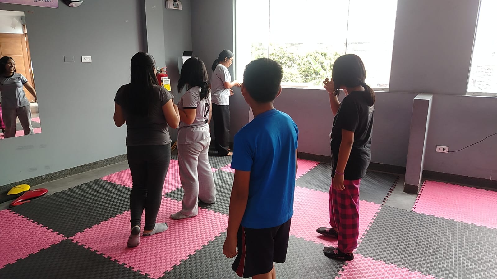 Clase de karate - Entrenamiento disciplinado