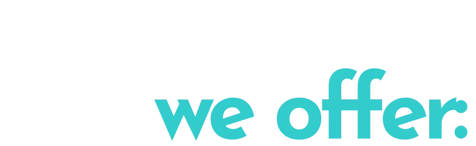 what we offer