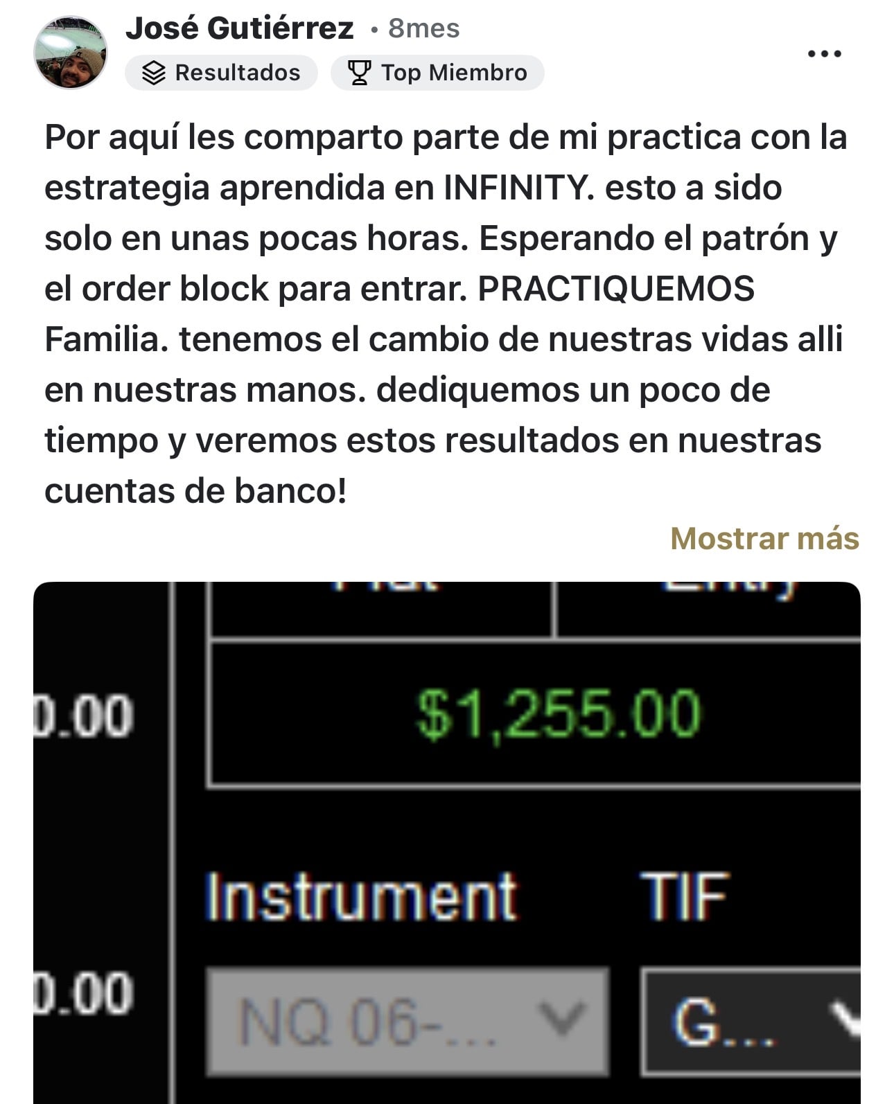 Resultado estudiante