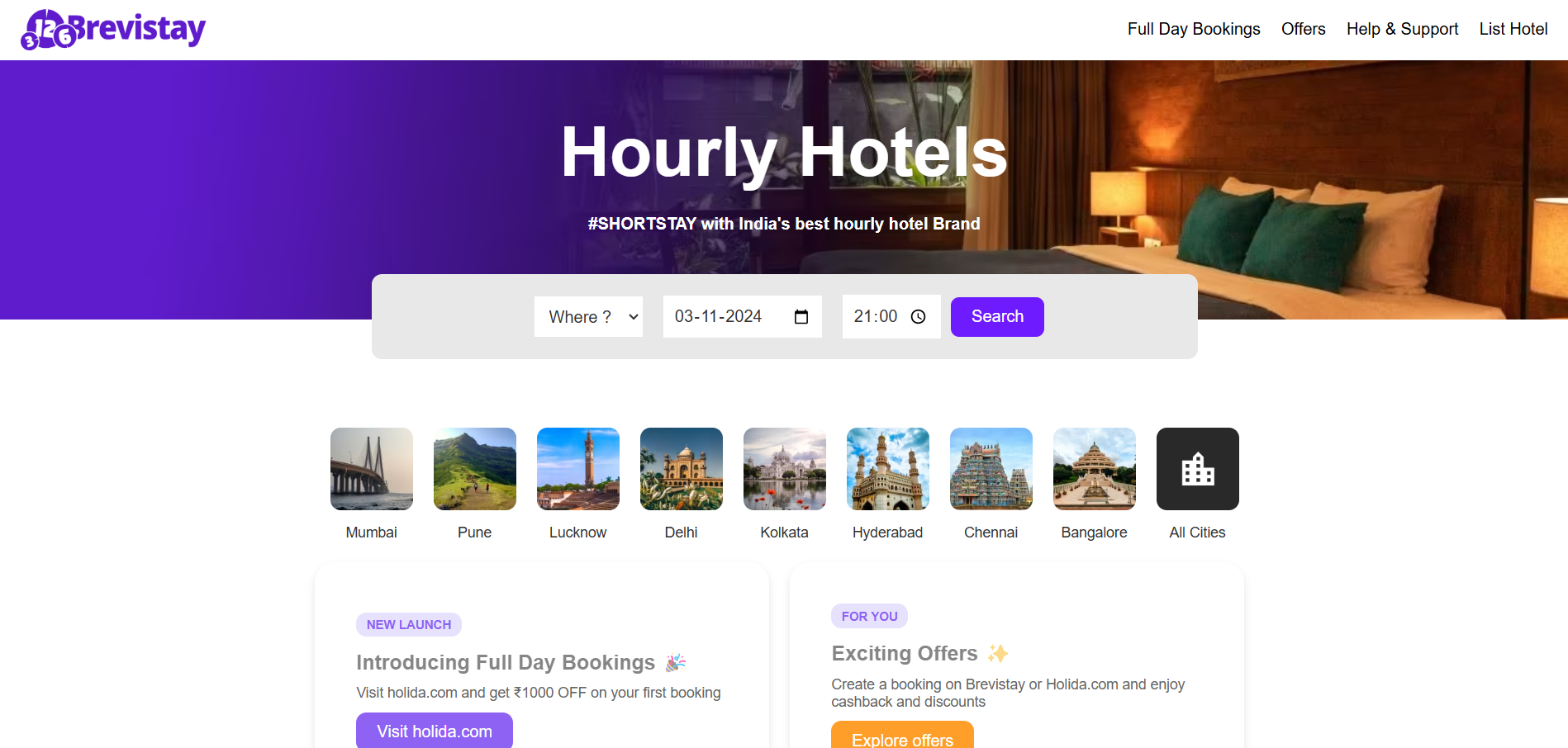 Hourly Hotels