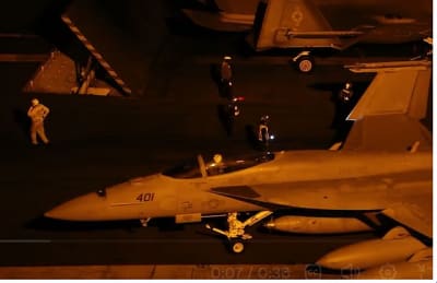 USS George Washington Intensifies Night Flights in Arabian Sea