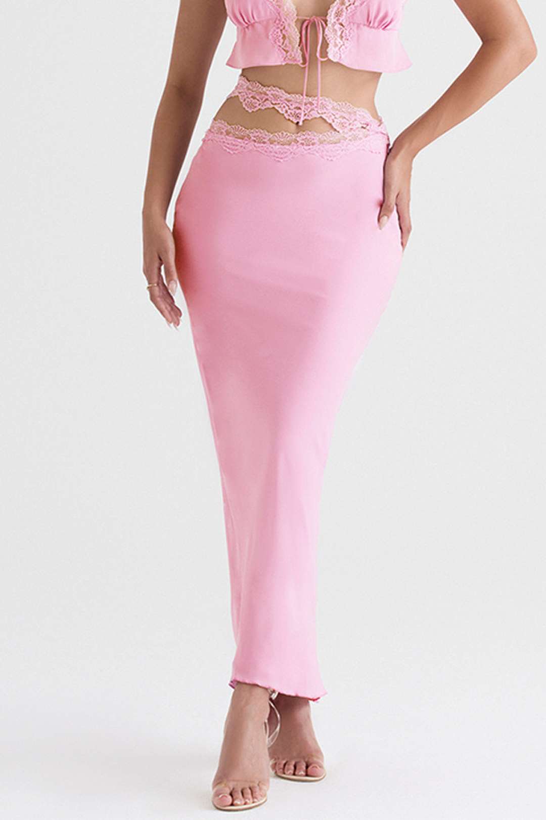 Satin Tight Sexy Hip-hugging Fishtail Skirt