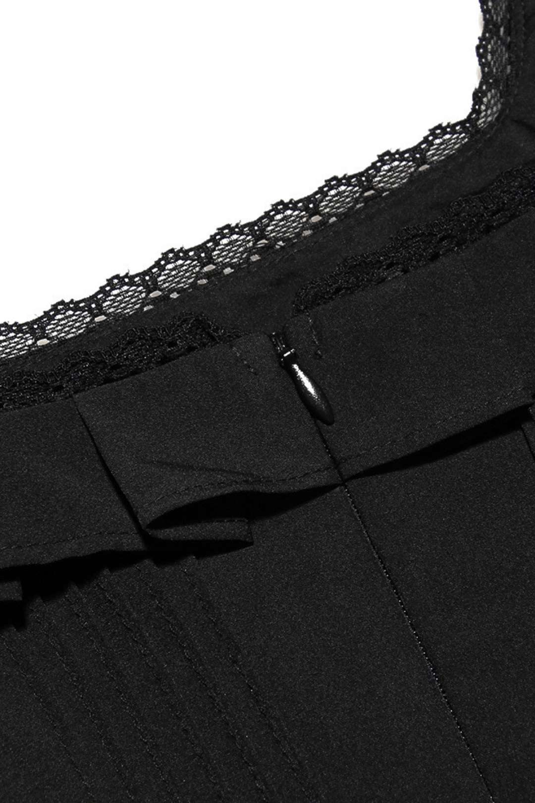 Lace Suspender Slim Backless French Dress