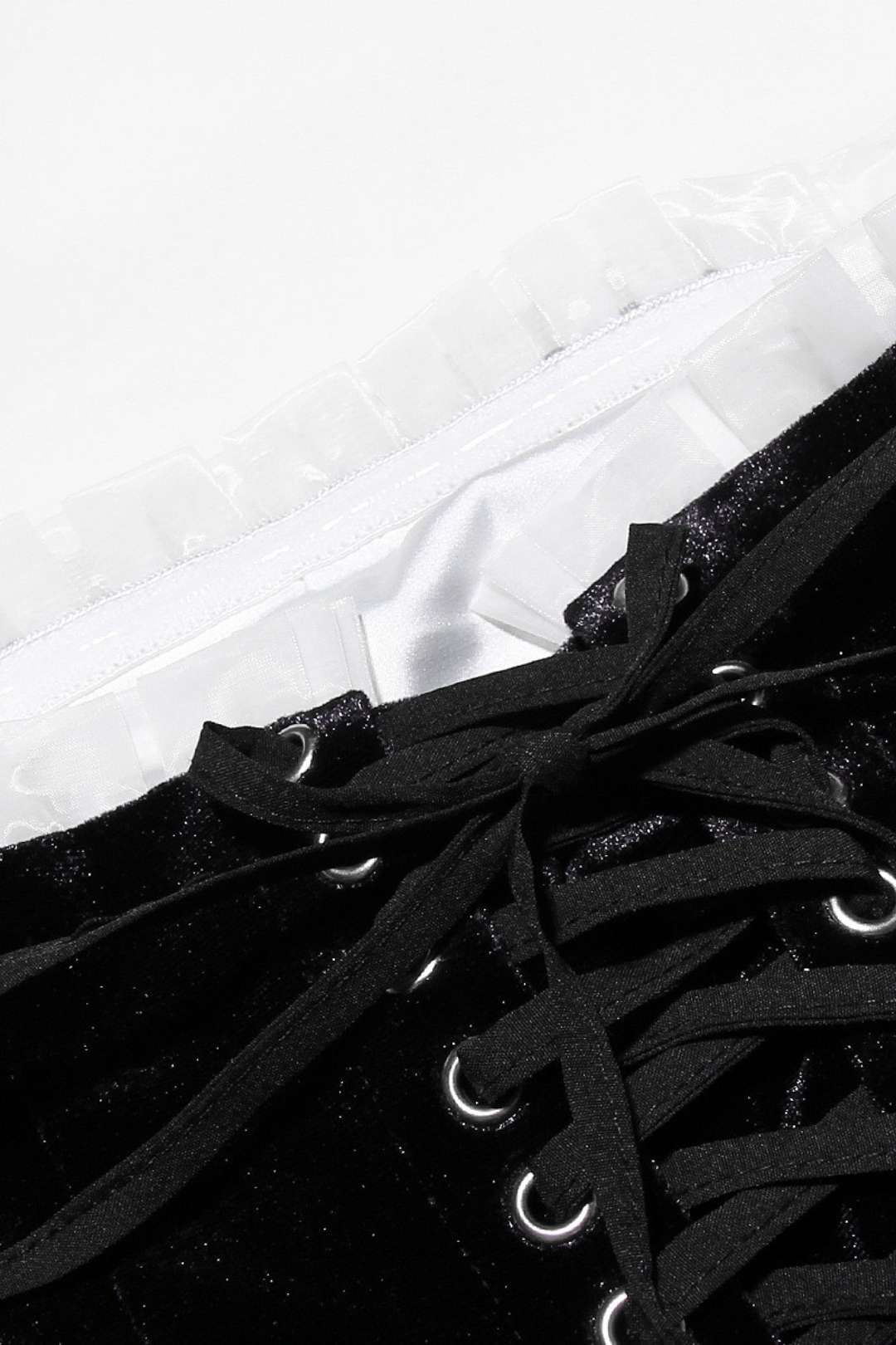 Velvet Sexy Tube Top A-line Skirt Slim Backless Dress