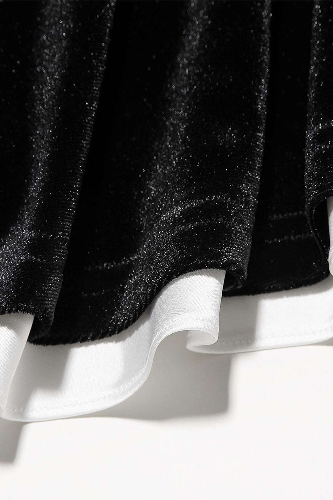 Velvet Sexy Tube Top A-line Skirt Slim Backless Dress