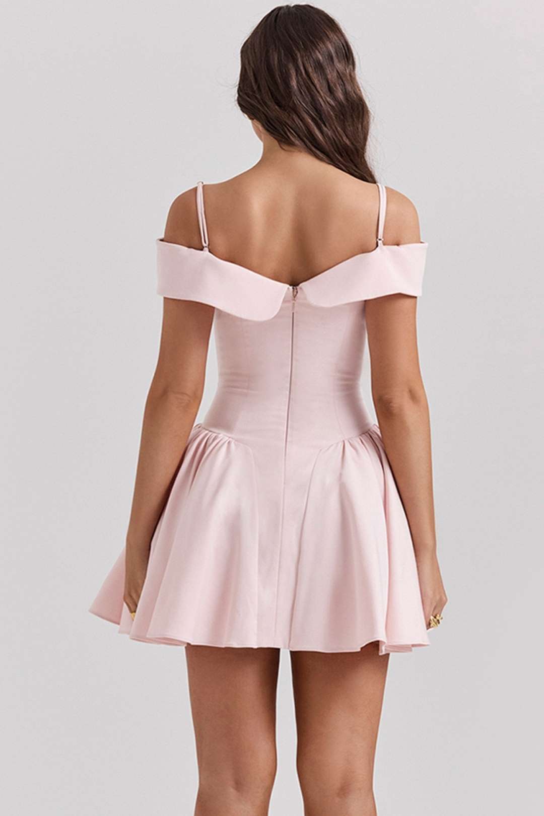 Sexy One-shoulder Suspender Skirt Waist Slimming Backless French Dress