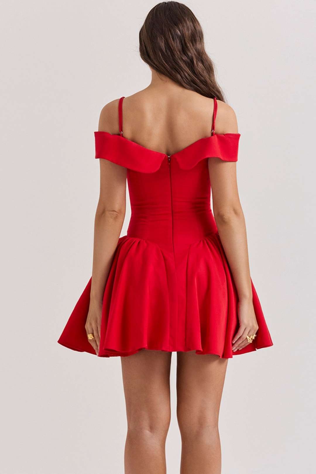 Sexy One-shoulder Suspender Skirt Waist Slimming Backless French Dress