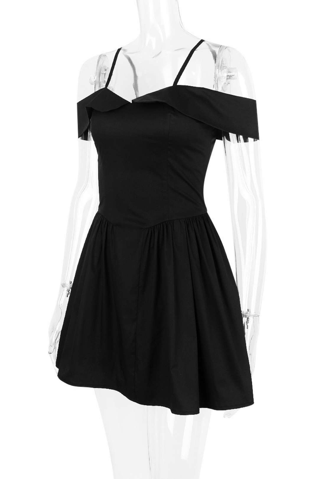 Sexy One-shoulder Suspender Skirt Waist Slimming Backless French Dress