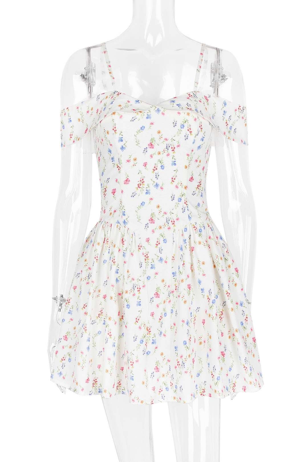 Sexy One-shoulder Suspender Skirt Waist Slimming Backless French Dress