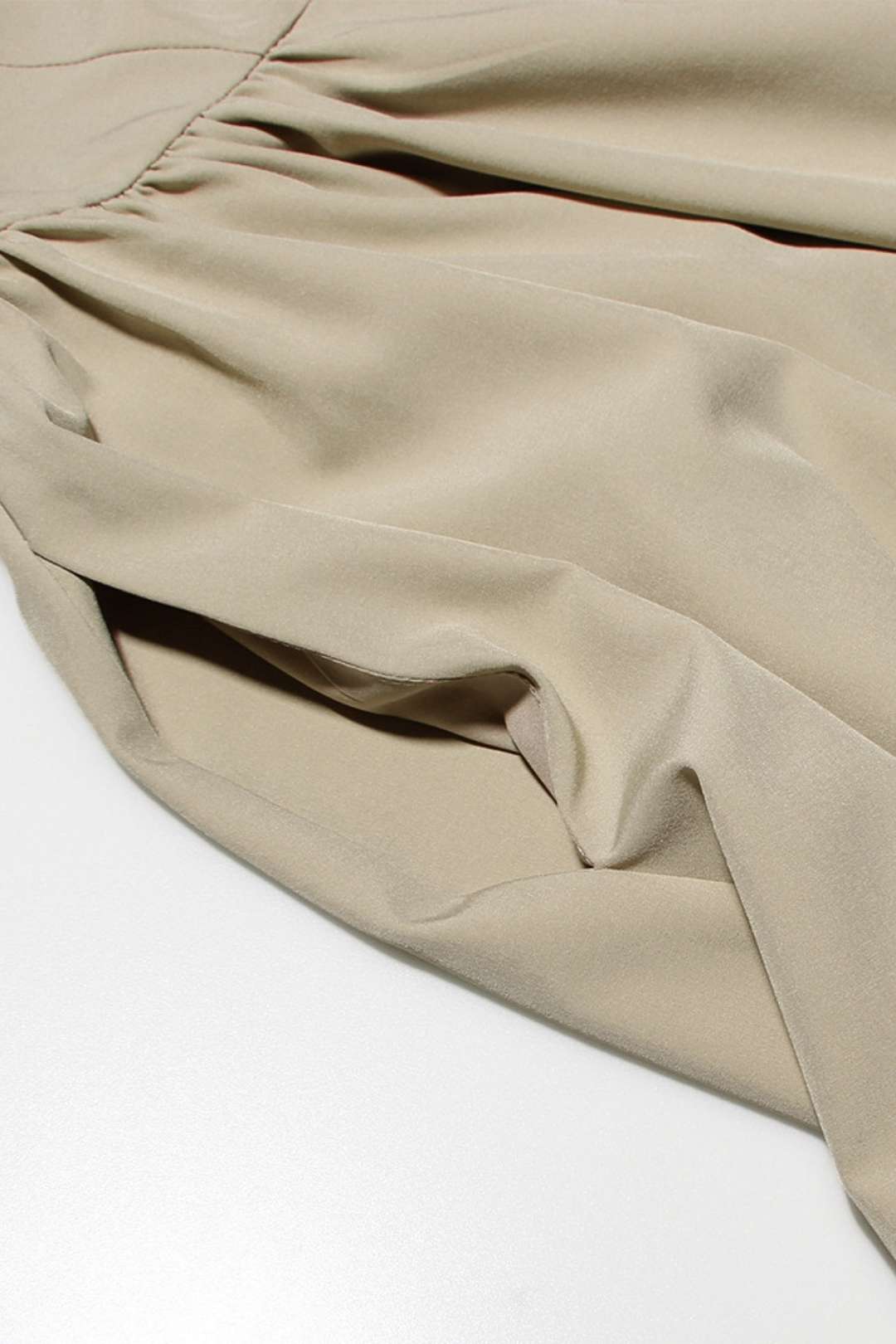 Sexy V-neck Suspender Midi-length Skirt With Slim Waist And Backless Dress.