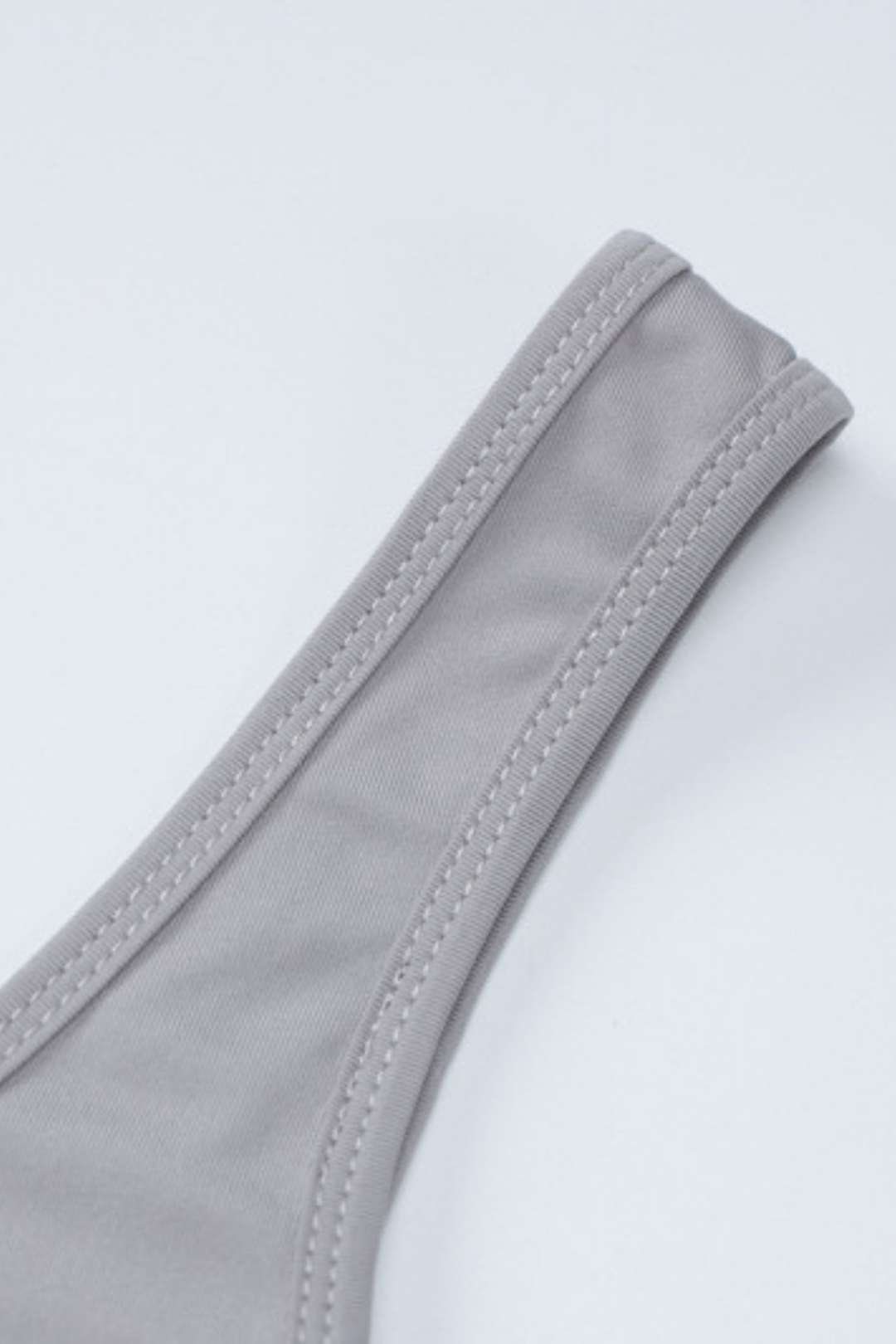 Solid Color Slim U Neck Shoulder Strap Romper