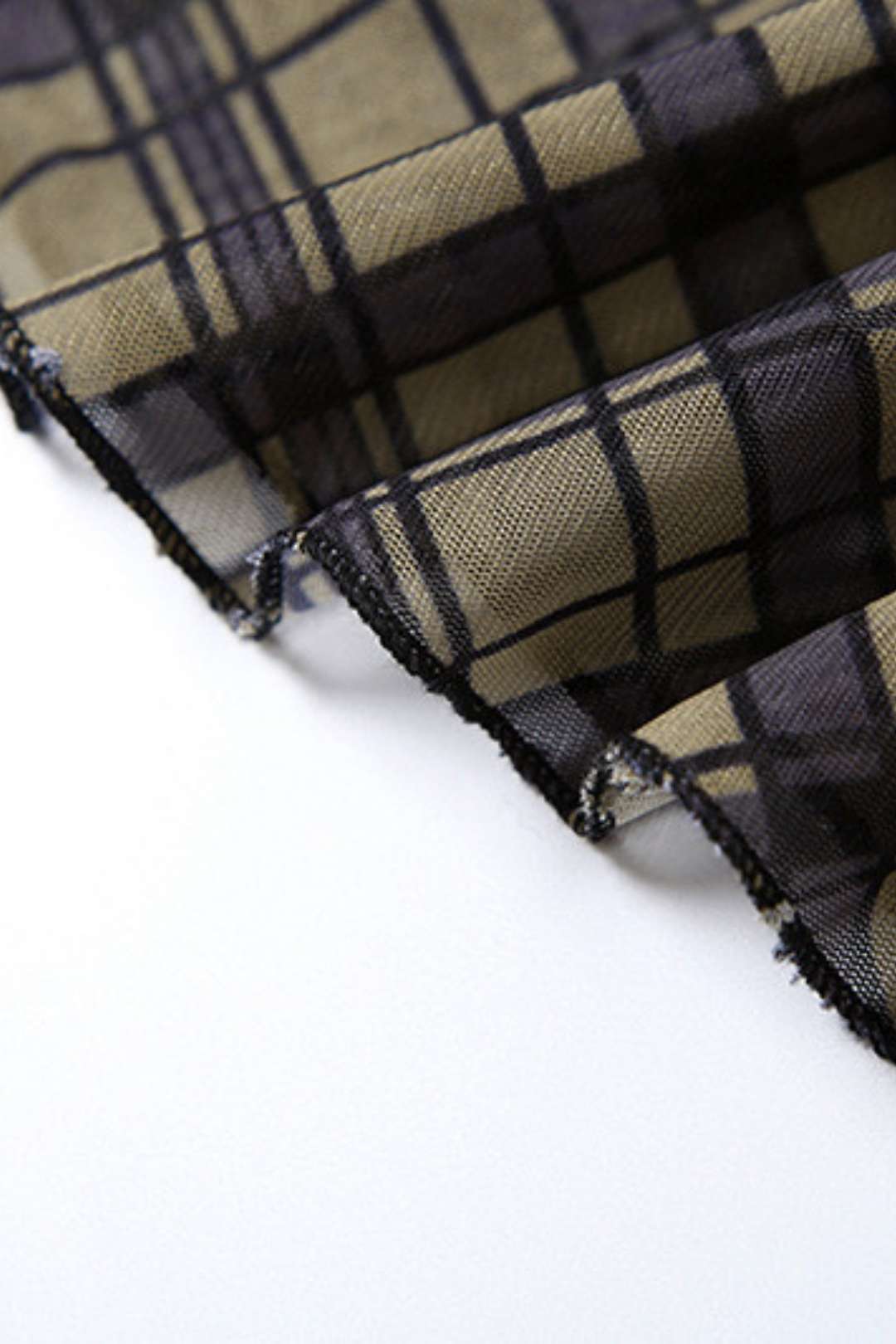Slimming Street Fashion High Waist Bag Hip Plaid Skirt