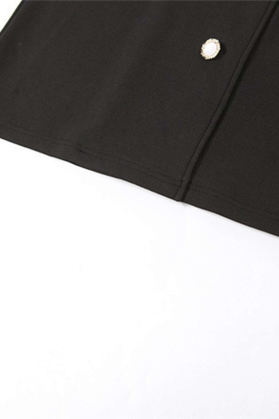 Long-sleeved Square Neck Color-blocking Slim-fitting Hip Dress