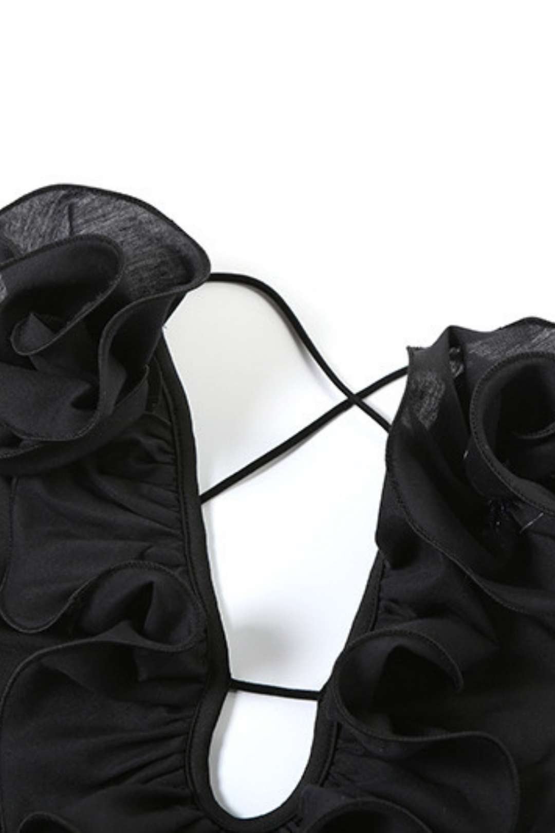 Hottie Mesh Splicing See-through Design Trumpet Jumpsuit