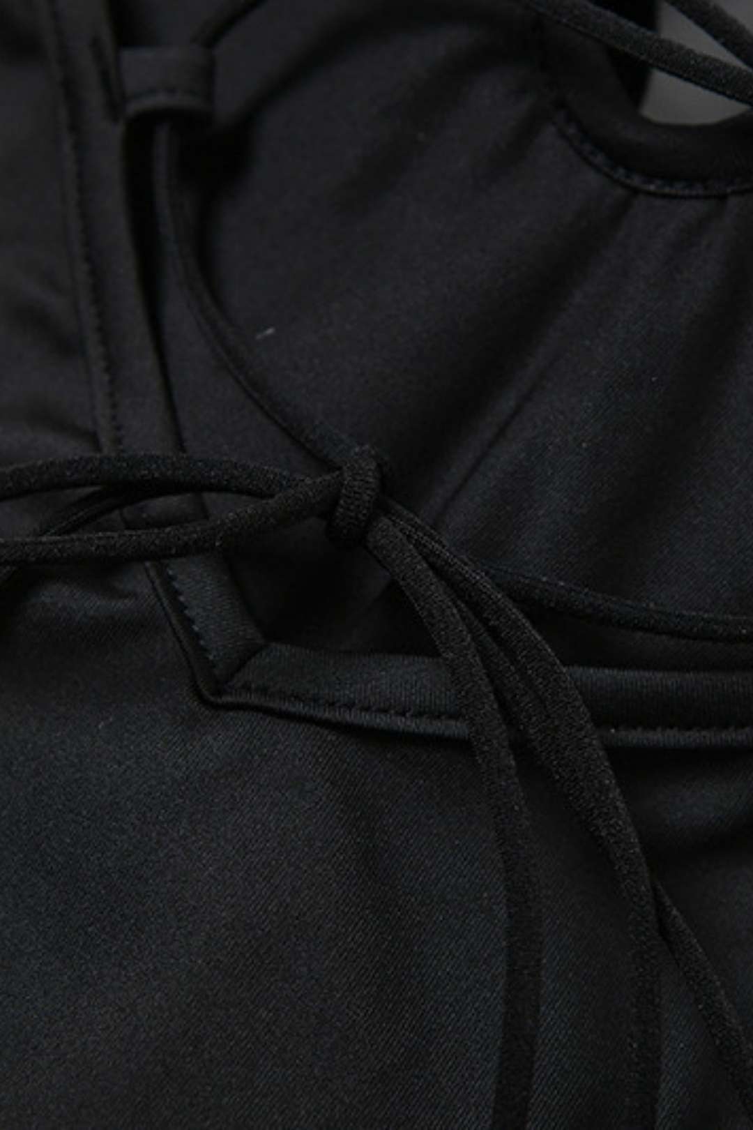 Hottie Mesh Splicing See-through Design Trumpet Jumpsuit