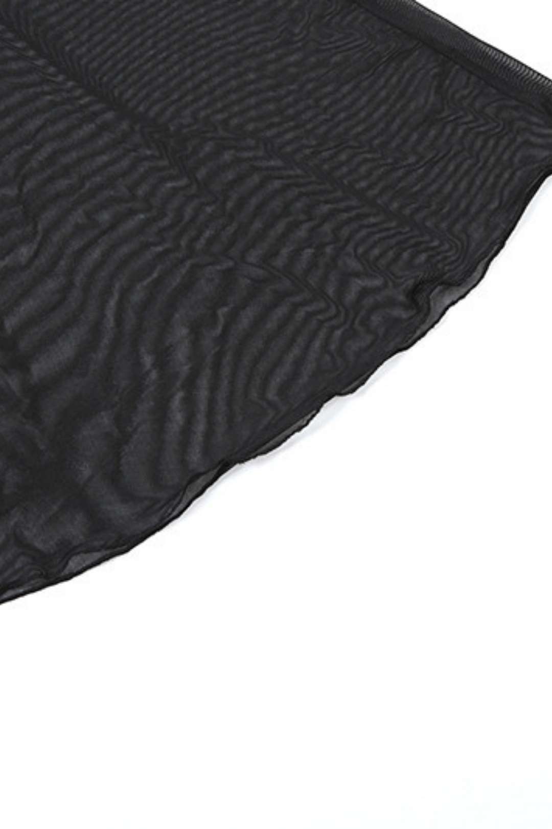 Hottie Mesh Splicing See-through Design Trumpet Jumpsuit