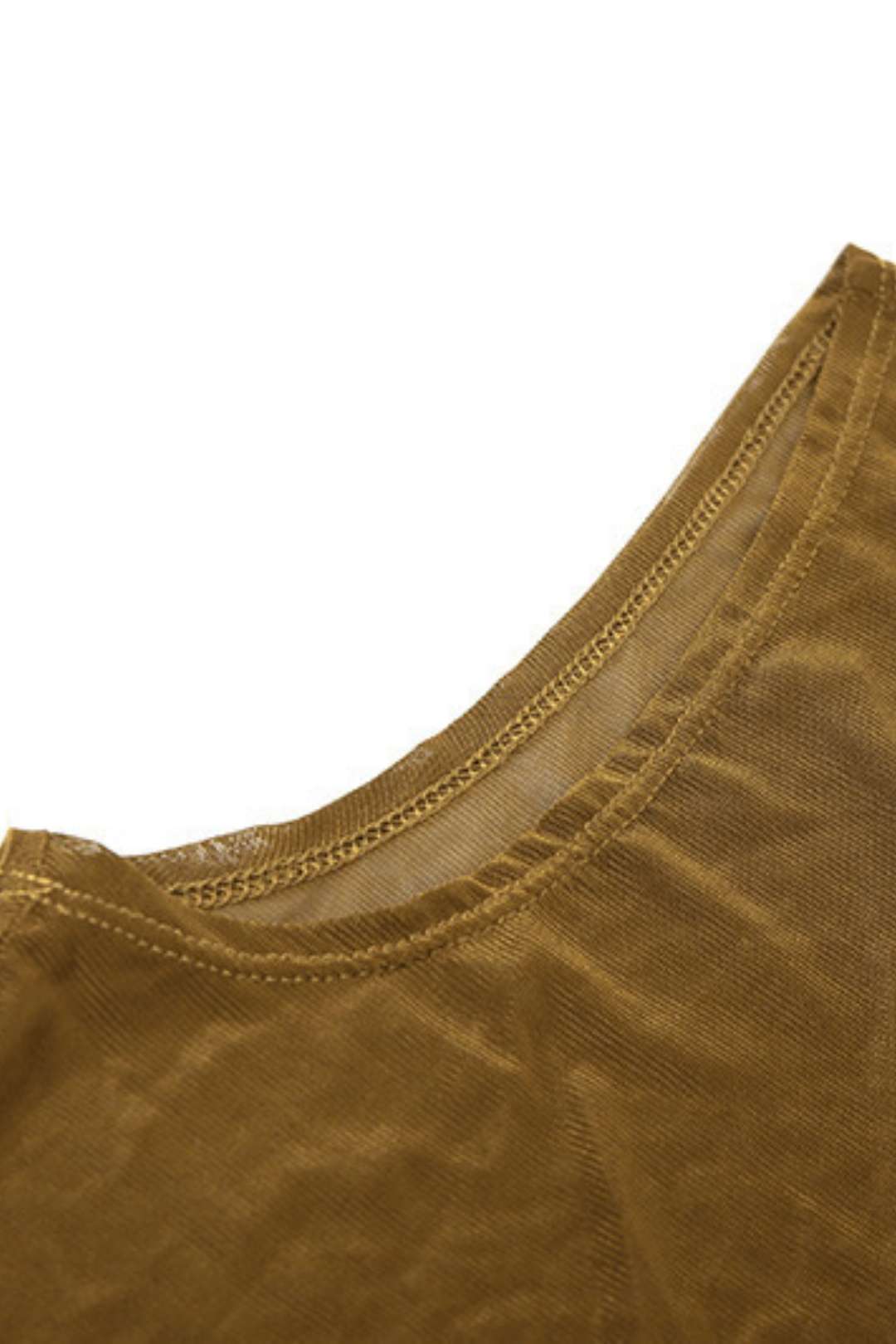 Shoulder Ribbon Sexy Mesh Slim-fitting Hip Dress