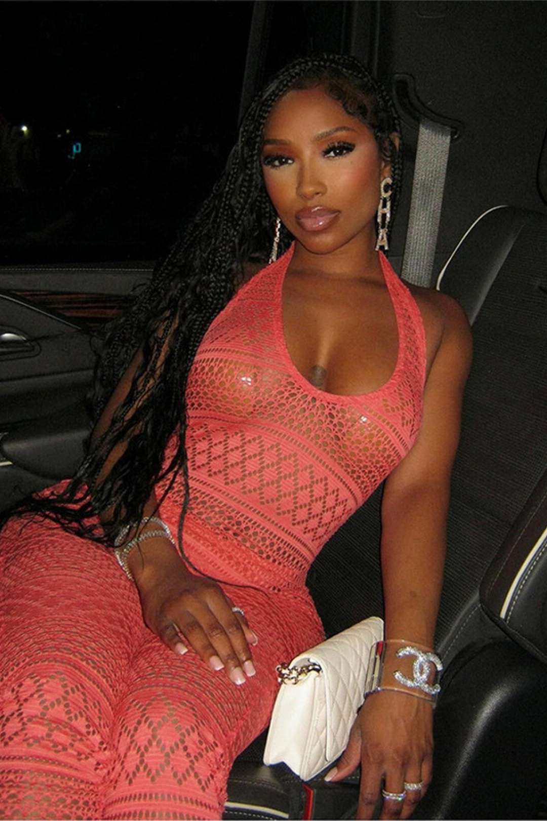 Sexy See-through Lace Jacquard One-piece Tight Jumpsuit