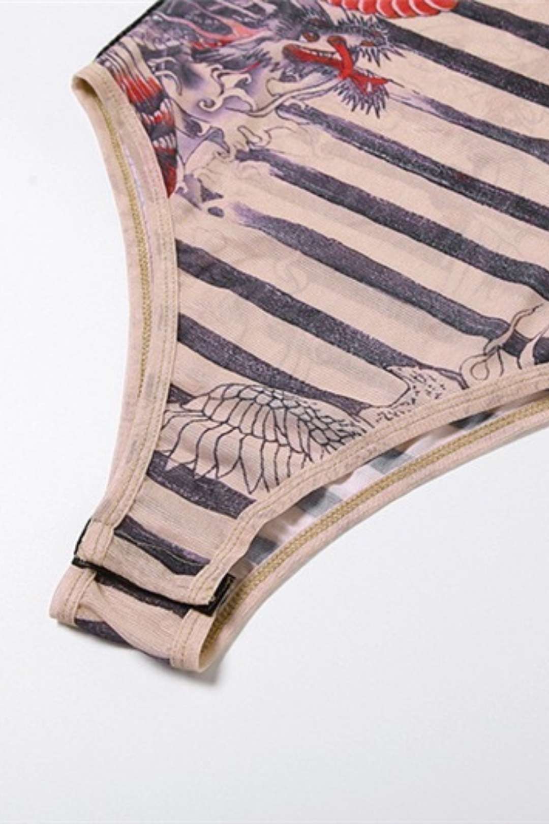 Sleeveless Printed Jumpsuit High Waist Tight Trousers Two Pieces