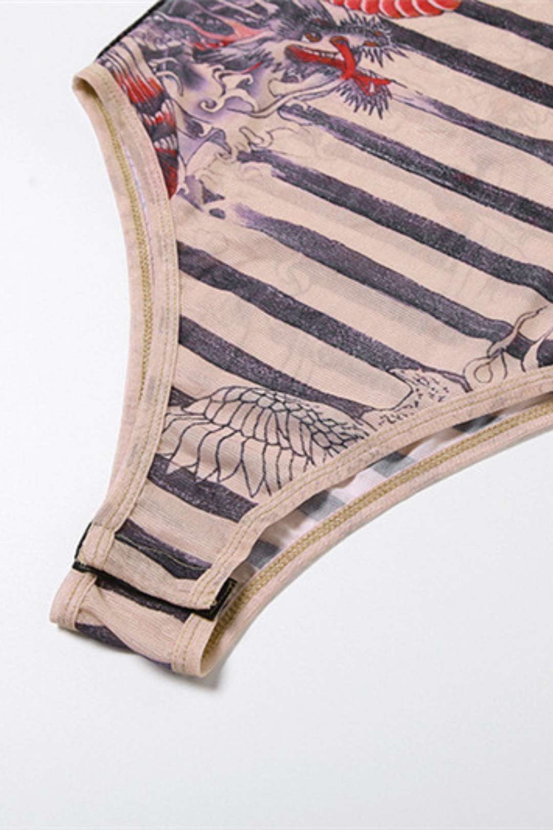 Sleeveless Printed Jumpsuit High Waist Tight Trousers Two Pieces