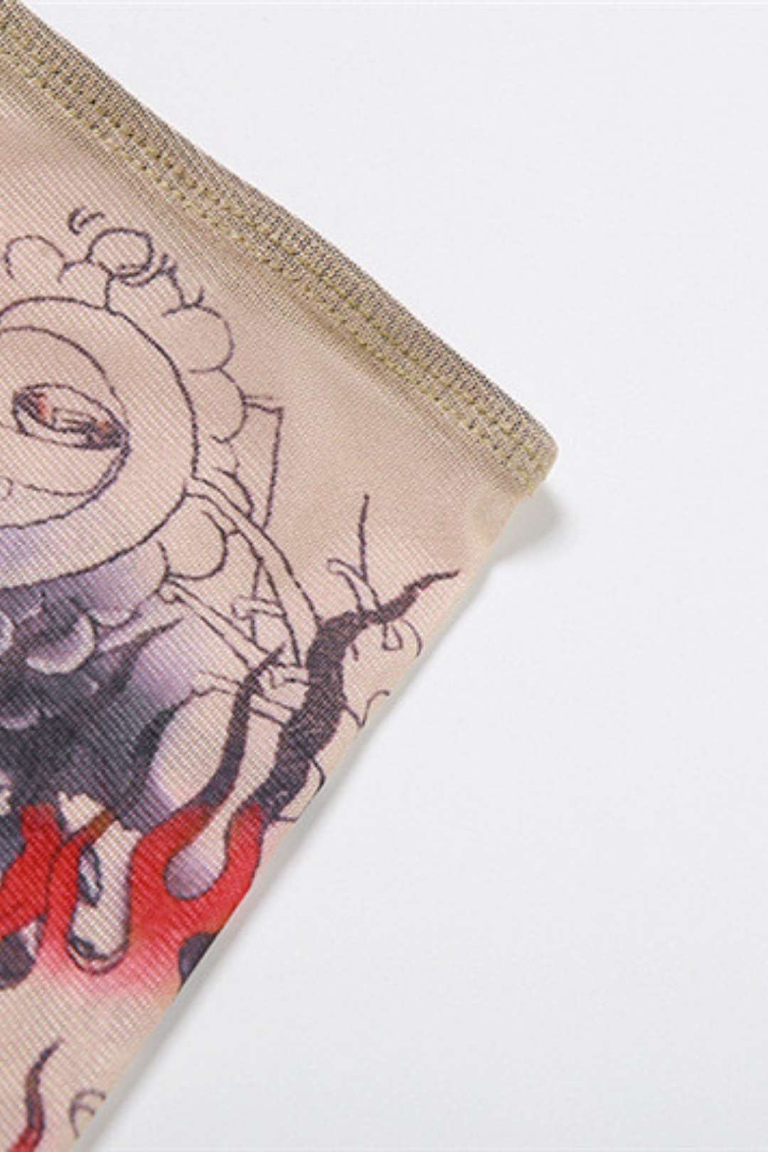 Sleeveless Printed Jumpsuit High Waist Tight Trousers Two Pieces