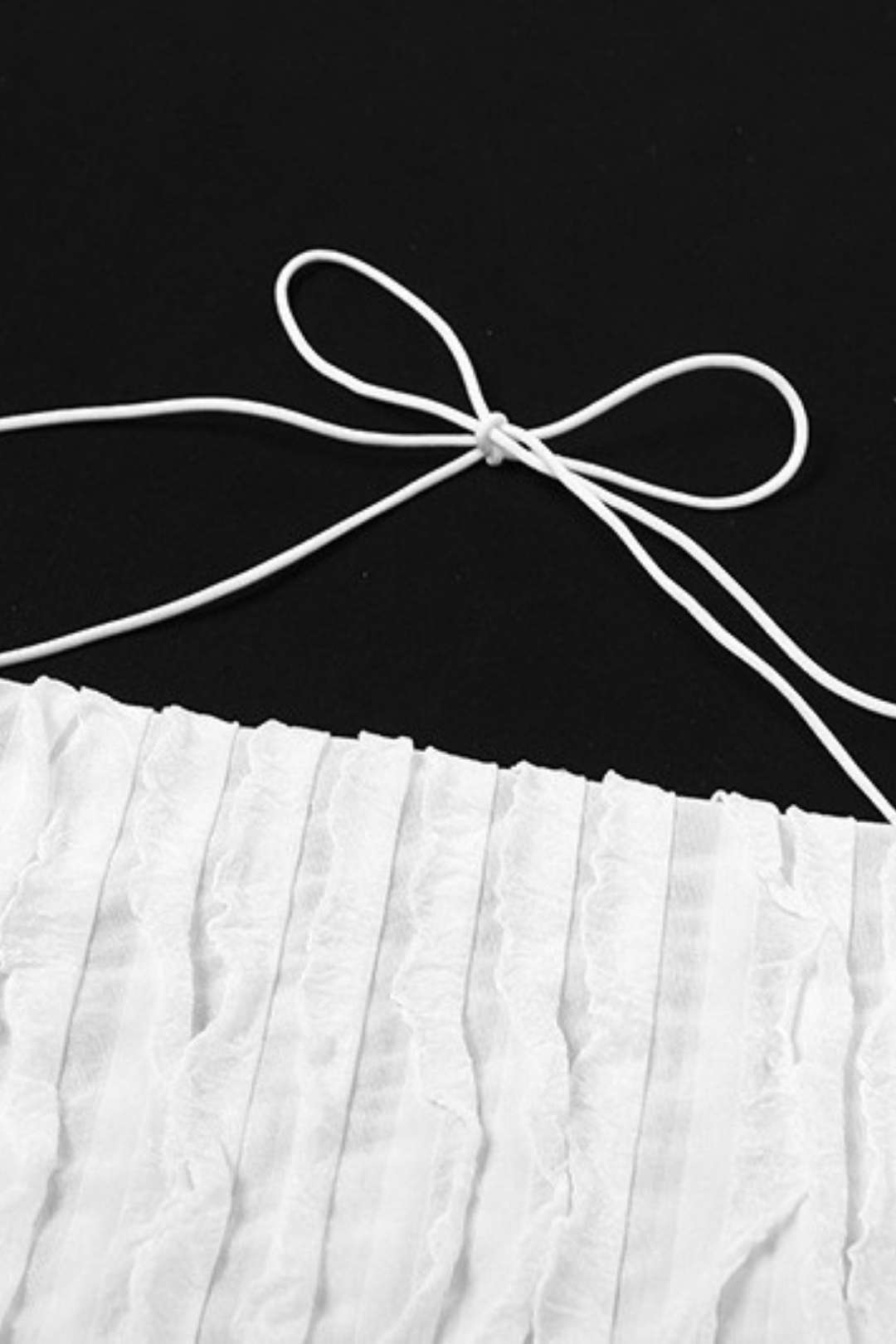 Halterneck Backless Straps And Suspenders Color Matching Sexy Short Skirt Two-piece Set