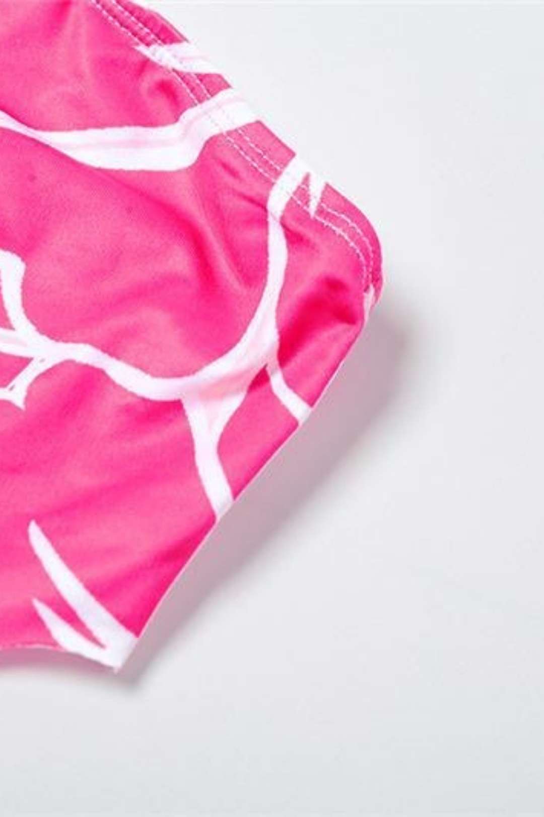 Sleeveless Chest-covering And Backless Printed High-waist And Hip-covering Short Skirt Suit