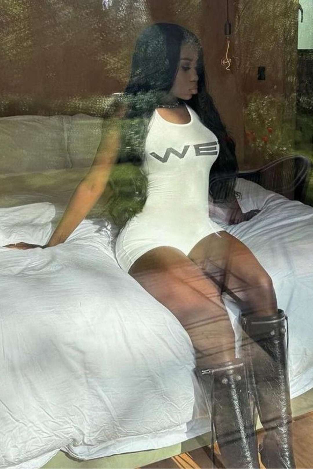 Backless Solid Color Suspender Sports Tight Jumpsuit