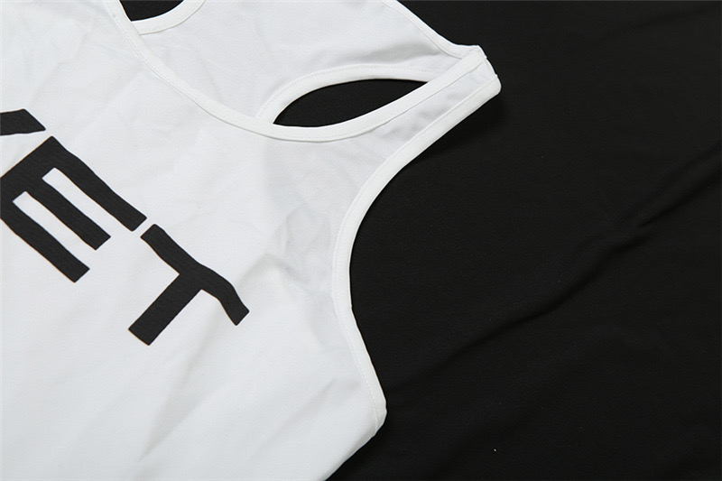 Simple Letter Vest Solid Color Slim Fit Hip Dress