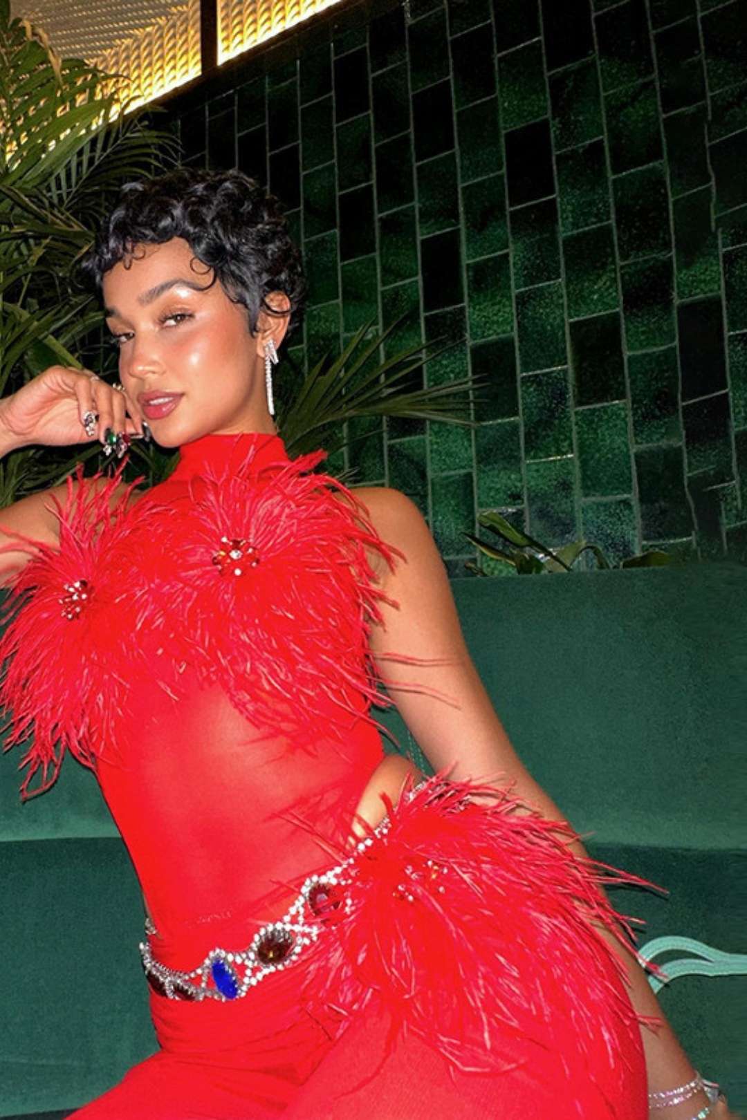 See-through Sleeveless Pullover Jumpsuit Suit