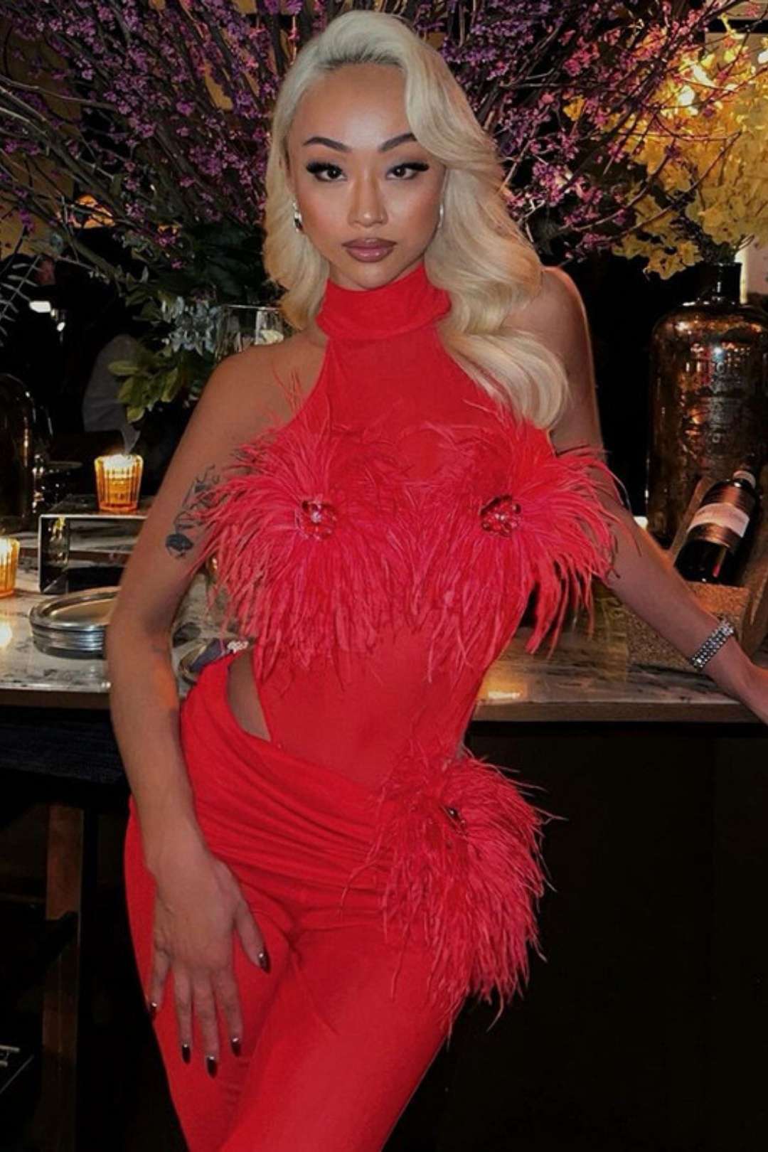 See-through Sleeveless Pullover Jumpsuit Suit