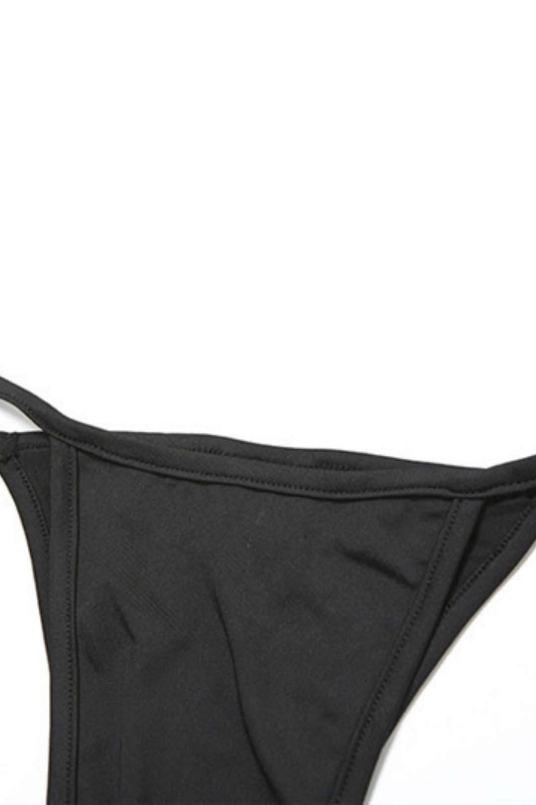 Slim Fit Navel Strap Lace Hollow See-through Pants Suit