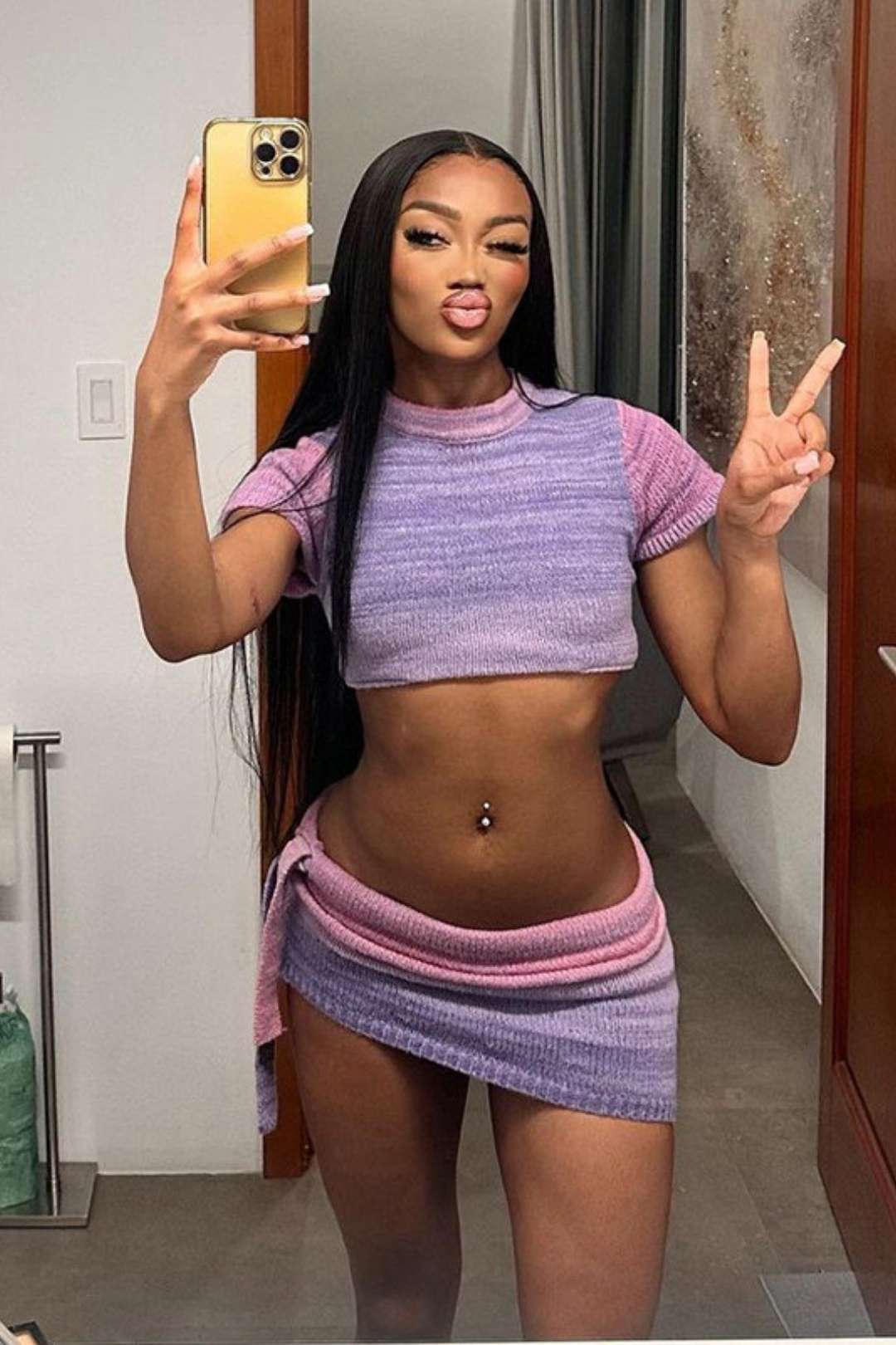 Buttocks Slim Skirt Suit