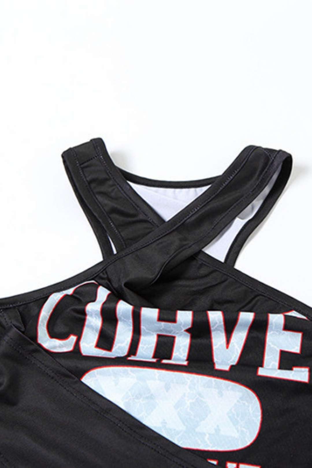 Printing Slim Fit Hip Skirt Set