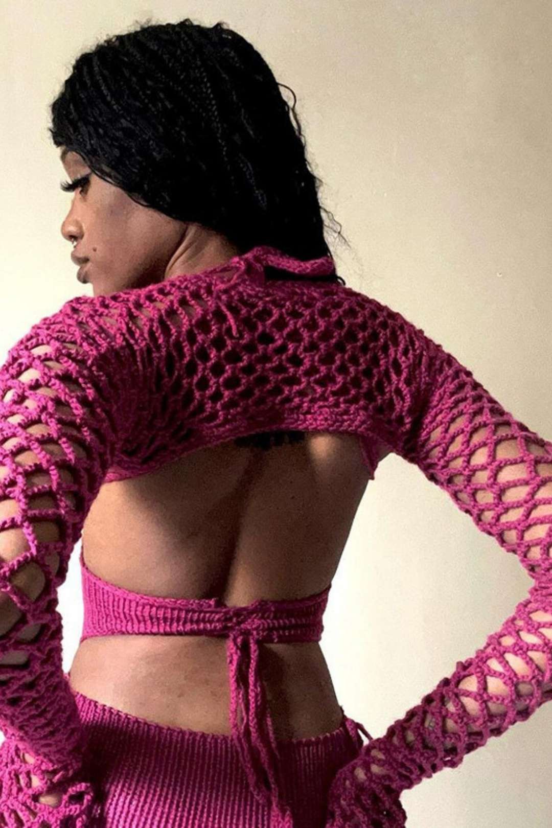 High Waist Tight Backless Jumpsuit