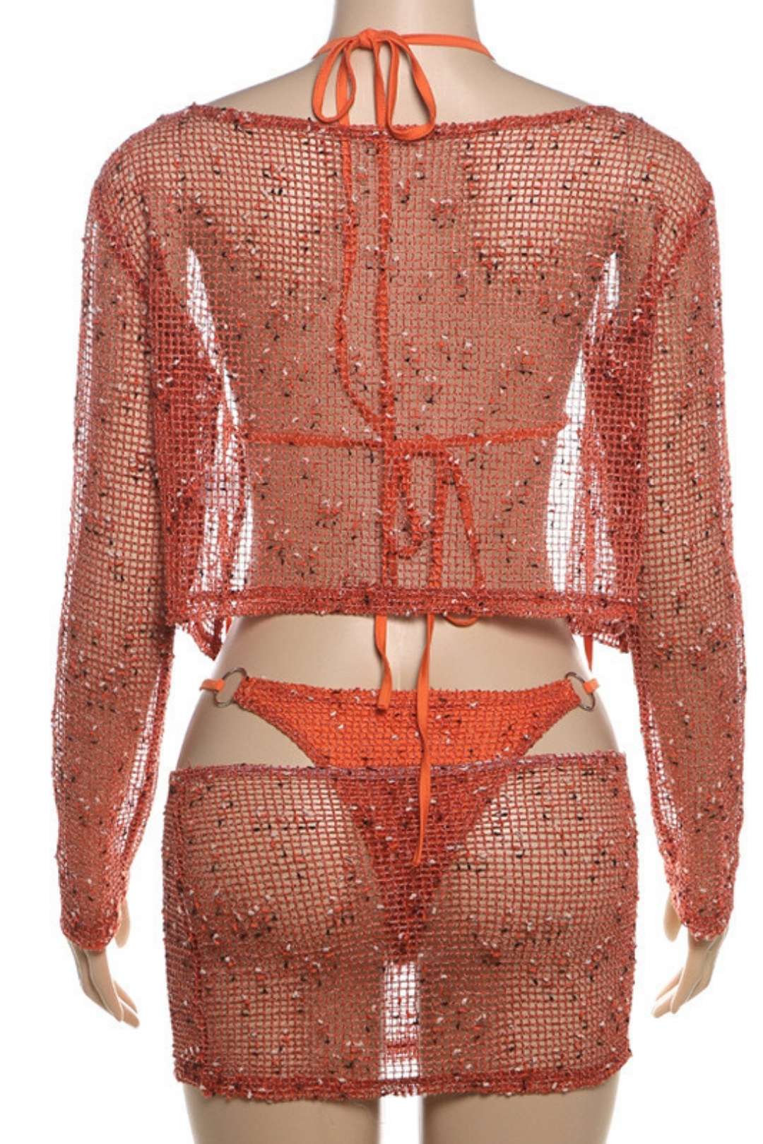 Hip-covering Four-piece Bikini Set