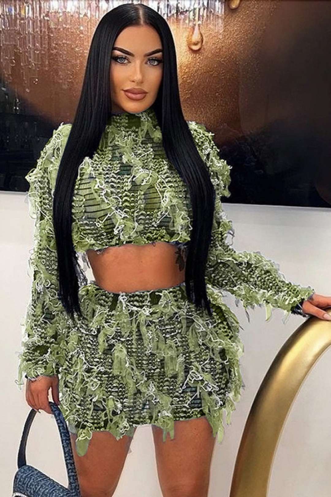 Sexy Slim-fitting High-waist Skirt Suit