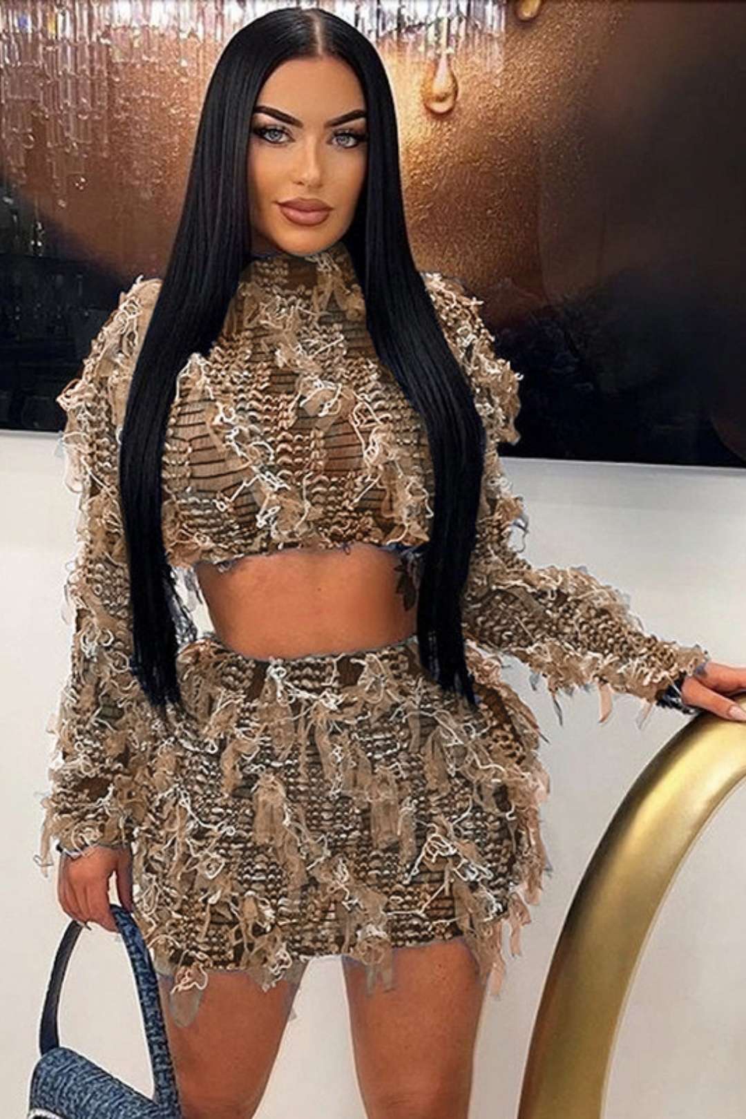 Sexy Slim-fitting High-waist Skirt Suit